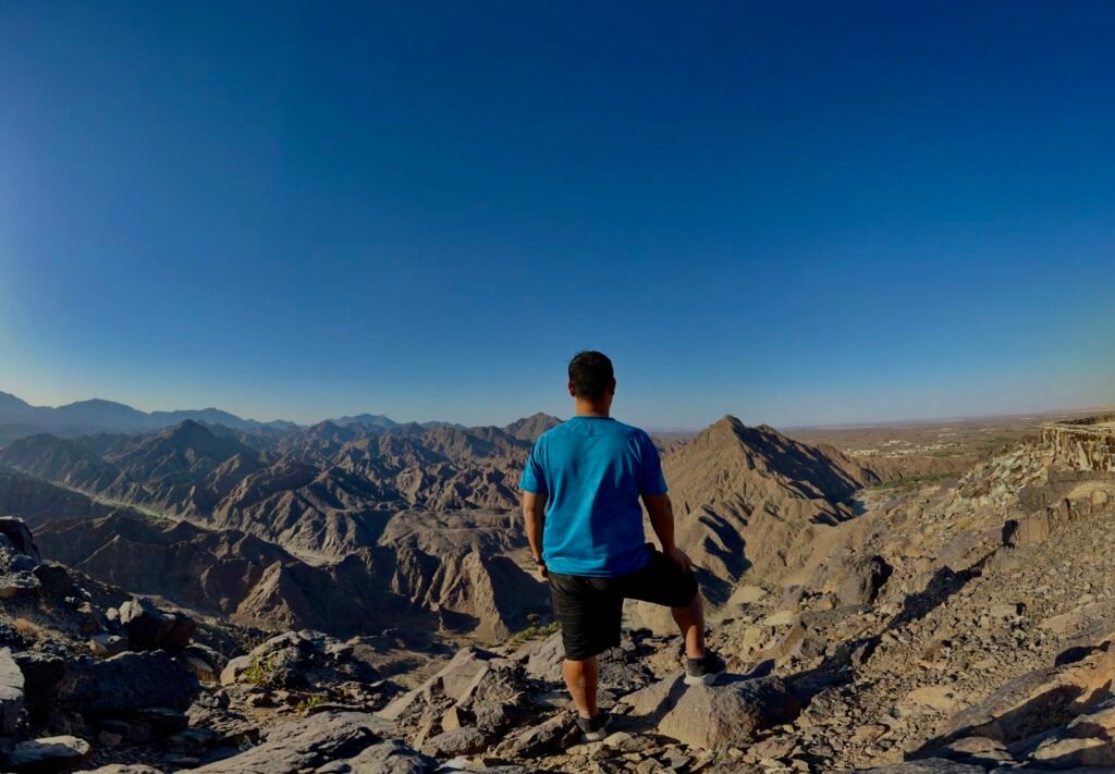 Hiking trails in use